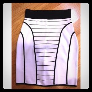 Black and white skirt